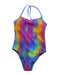 A Multicolour Swimsuits from Calzedonia in size 5T for girl. (Front View)