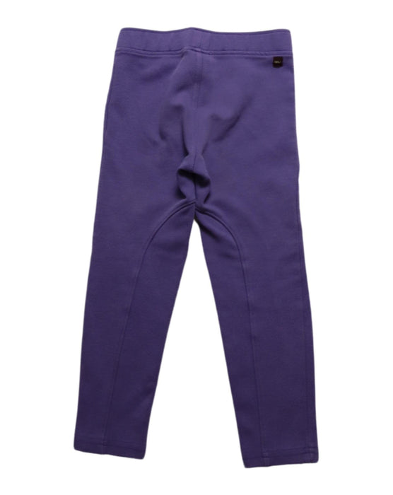 A Purple Leggings from Tea in size 5T for girl. (Back View)