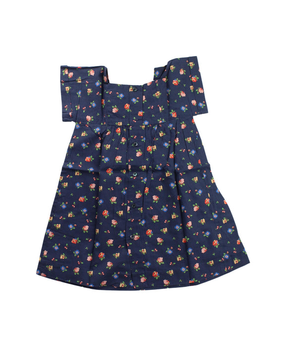 A Blue Short Sleeve Dresses from Bonpoint in size 2T for girl. (Back View)
