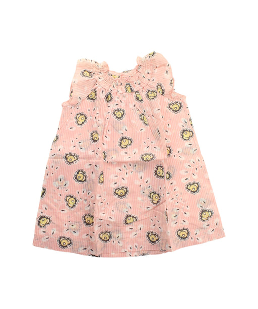 A Pink Short Sleeve Dresses from Bonpoint in size 2T for girl. (Front View)