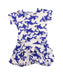 A Blue Short Sleeve Dresses from Mini Rodini in size 2T for girl. (Front View)