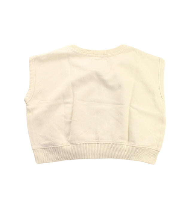 A White Sleeveless Tops from Hugo Loves Tiki in size 2T for girl. (Back View)