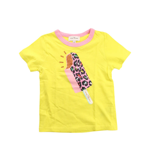 A Yellow Short Sleeve T Shirts from Little Marc Jacobs in size 2T for girl. (Front View)
