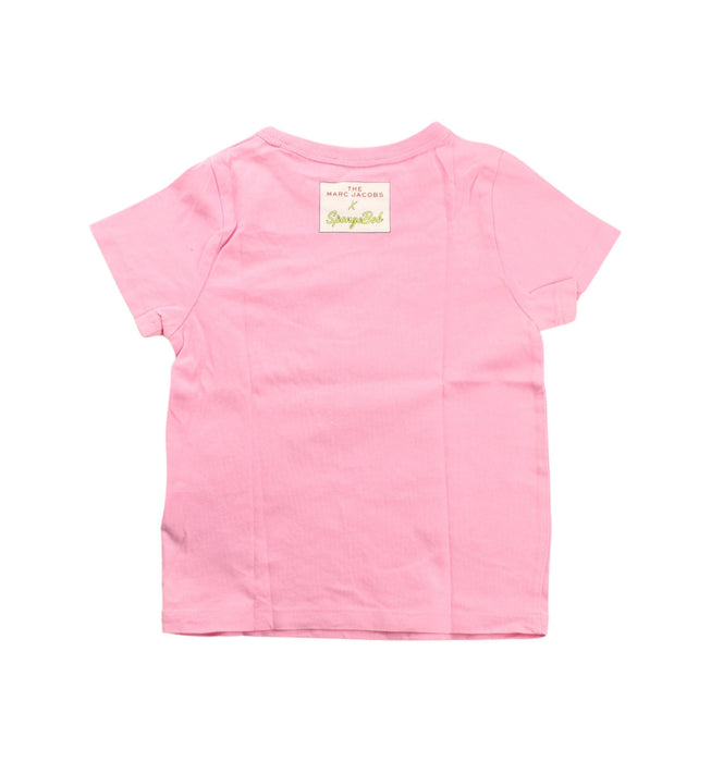 A Pink Short Sleeve T Shirts from Little Marc Jacobs in size 2T for girl. (Back View)