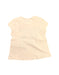 A Ivory Short Sleeve Tops from IKKS in size 2T for girl. (Back View)