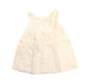 A White Sleeveless Dresses from MarMar in size 2T for girl. (Back View)