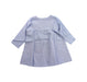 A Blue Long Sleeve Dresses from La Petite Collection in size 2T for girl. (Back View)