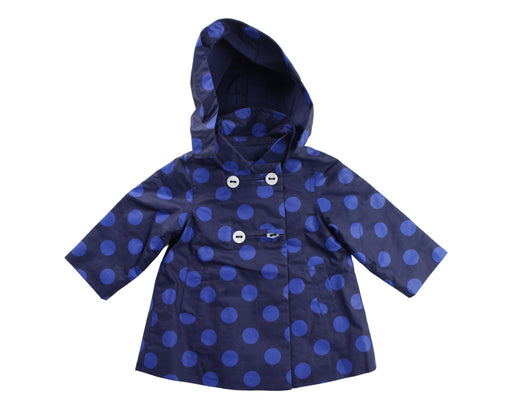A Blue Lightweight Jackets from Jacadi in size 6-12M for girl. (Front View)
