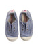 A Purple Slip Ons from Cienta in size 3T for girl. (Back View)