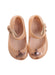 A Beige Flats from Mini Melissa Vivienne Westwood in size 12-18M for girl. (Back View)