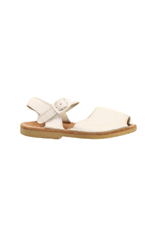 A White Sandals from Benestar in size 18-24M for girl. (Front View)