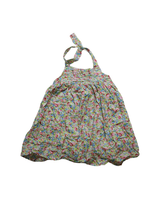 A Multicolour Sleeveless Dresses from Dadati in size 4T for girl. (Front View)