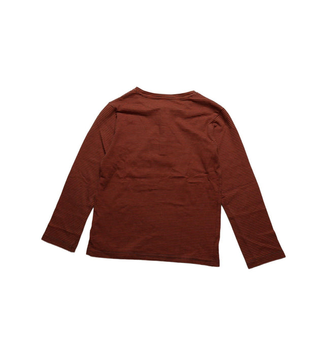 A Red Long Sleeve T Shirts from La Compagnie des Petits in size 8Y for boy. (Back View)