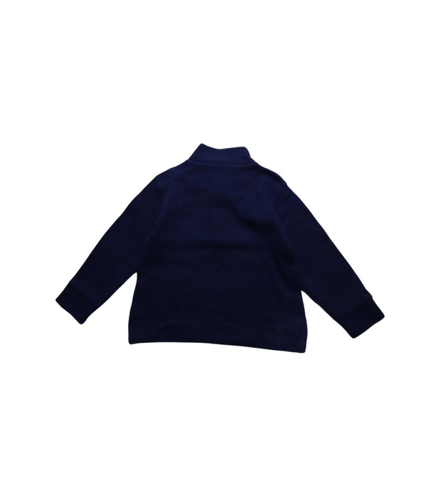 A Blue Zippered Sweatshirts from Polo Ralph Lauren in size 3T for boy. (Back View)