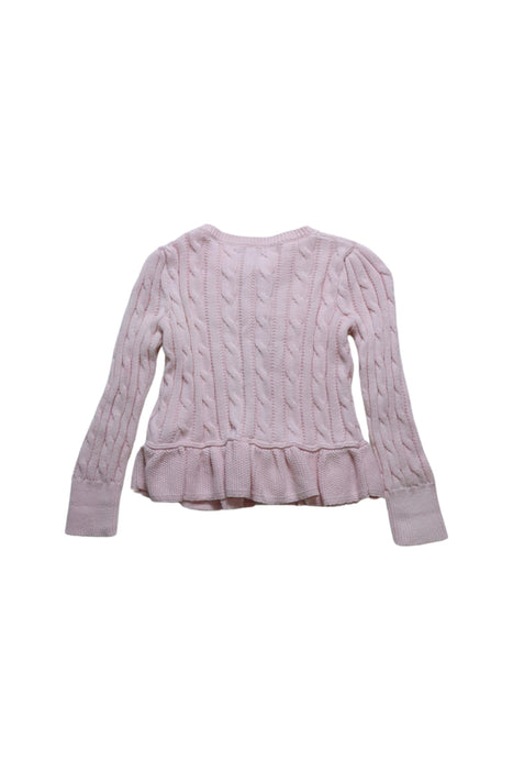 A Pink Knit Sweaters from Ralph Lauren in size 18-24M for girl. (Back View)