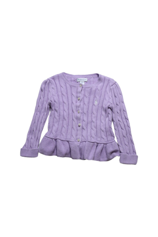 A Purple Knit Sweaters from Ralph Lauren in size 18-24M for girl. (Front View)