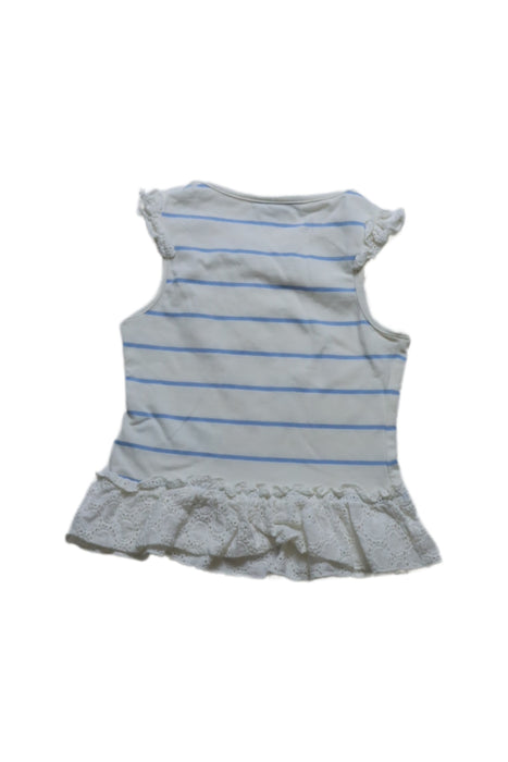 A Blue Sleeveless Tops from Nicholas & Bears in size 6-12M for girl. (Back View)
