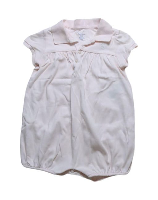 A White Short Sleeve Rompers from Ralph Lauren in size 18-24M for girl. (Front View)