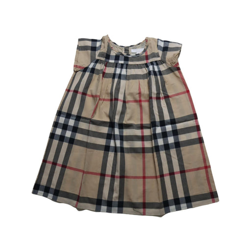 A Multicolour Short Sleeve Dresses from Burberry in size 8Y for girl. (Front View)