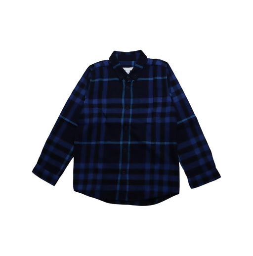A Blue Long Sleeve Shirts from Burberry in size 8Y for boy. (Front View)