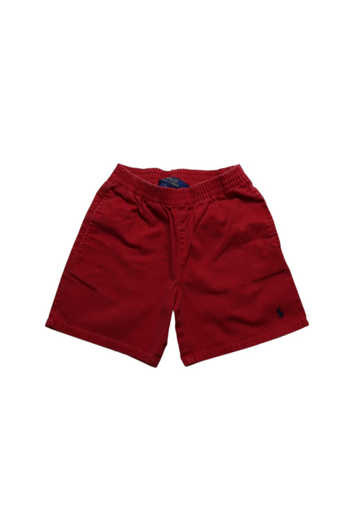 A Red Shorts from Polo Ralph Lauren in size 5T for boy. (Front View)