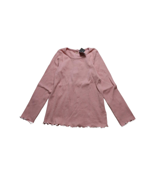 A Pink Long Sleeve T Shirts from Tahari in size 4T for girl. (Front View)