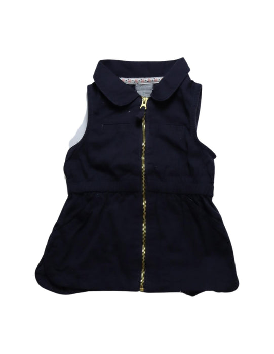 A Black Outerwear Vests from Tahari in size 4T for girl. (Front View)