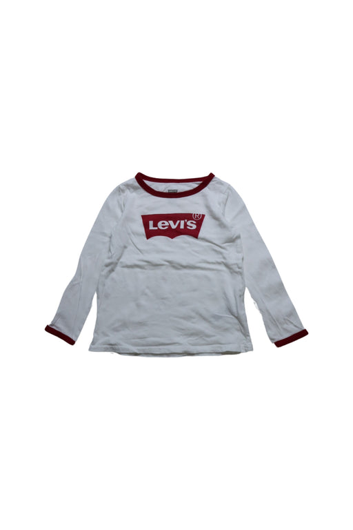 A White Long Sleeve T Shirts from Levi's in size 3T for neutral. (Front View)
