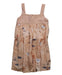 A Orange Sleeveless Dresses from Mimi Mono in size 4T for girl. (Front View)
