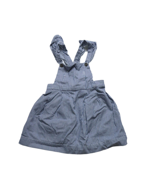 A Blue Overall Dresses from Jacadi in size 3T for girl. (Front View)