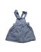 A Blue Overall Dresses from Jacadi in size 3T for girl. (Front View)