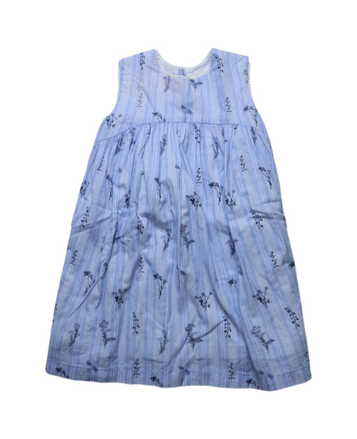 A Multicolour Sleeveless Dresses from Laranjinha in size 3T for girl. (Front View)