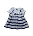 A Blue Short Sleeve Dresses from Nicholas & Bears in size 4T for girl. (Front View)