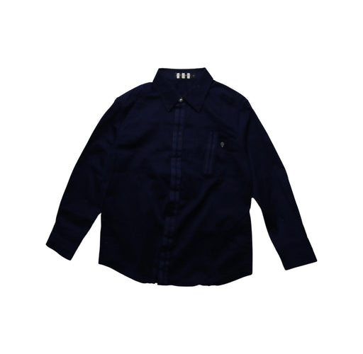 A Black Long Sleeve Shirts from I Pinco Pallino in size 6T for boy. (Front View)