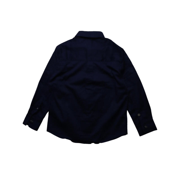 A Black Long Sleeve Shirts from I Pinco Pallino in size 6T for boy. (Back View)
