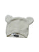 A White Beanies from mini kardi in size O/S for girl. (Front View)