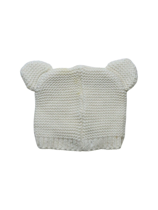 A White Beanies from mini kardi in size O/S for girl. (Back View)