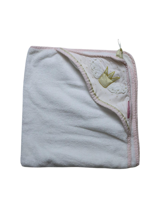 A White Blankets from Little Crevette in size O/S for girl. (Front View)