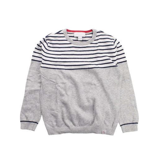 A Grey Knit Sweaters from The Little White Company in size 4T for boy. (Front View)