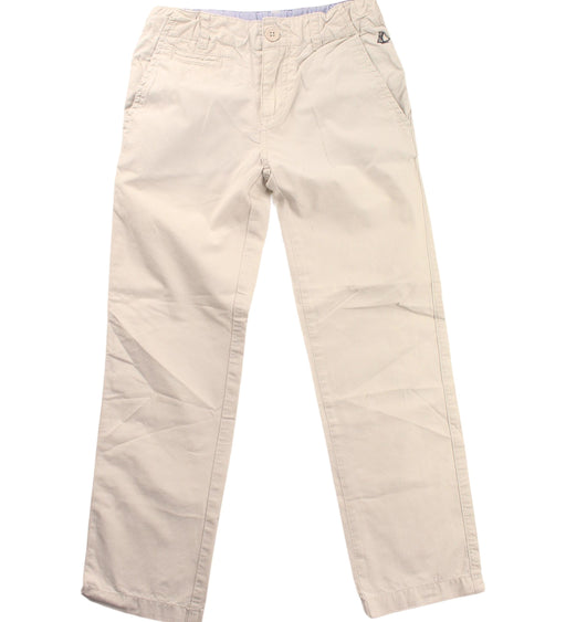A Beige Casual Pants from Petit Bateau in size 6T for girl. (Front View)