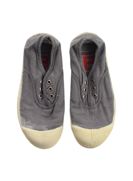 A Grey Slip Ons from Bensimon in size 4T for boy. (Back View)