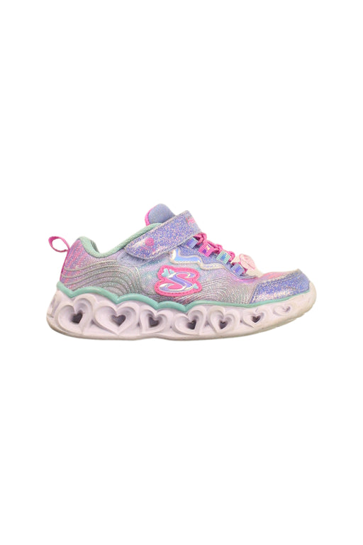 A Multicolour Sneakers from Skechers in size 4T for girl. (Front View)