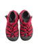 A Red Sandals from Keen in size 6T for boy. (Back View)