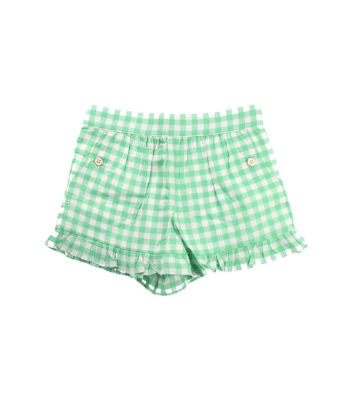 A Green Shorts from Janie & Jack in size 8Y for girl. (Front View)