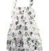 A Green Sleeveless Dresses from Janie & Jack in size 10Y for girl. (Front View)