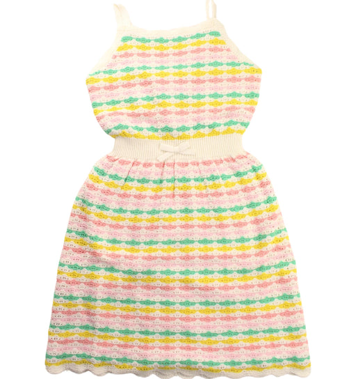 A Multicolour Sleeveless Dresses from Janie & Jack in size 12Y for girl. (Front View)