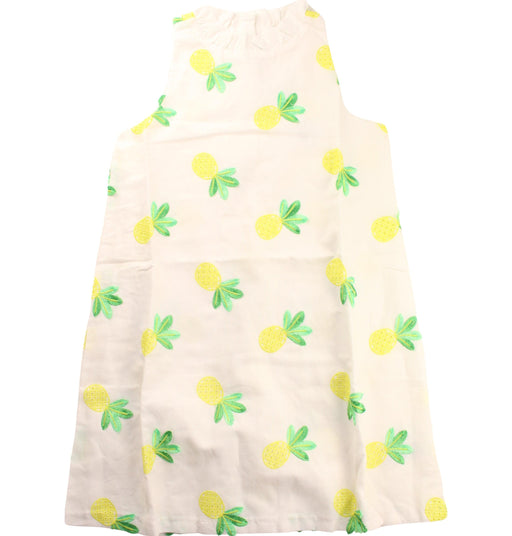 A White Sleeveless Dresses from Janie & Jack in size 12Y for girl. (Front View)