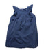 A Blue Sleeveless Dresses from Polo Ralph Lauren in size 5T for girl. (Front View)