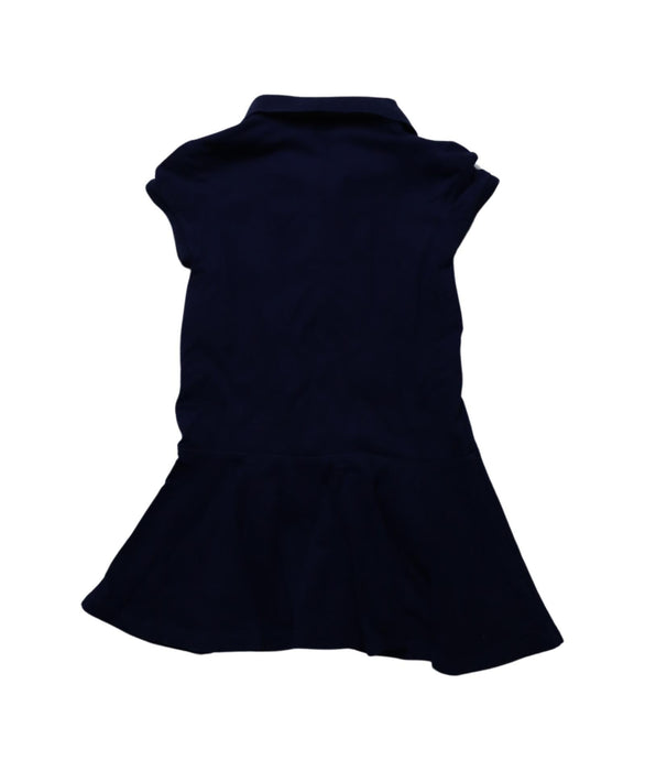 A Black Short Sleeve Dresses from Polo Ralph Lauren in size 5T for girl. (Back View)