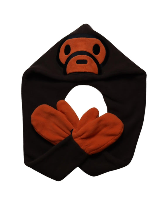 A Brown Gloves & Mittens from BAPE KIDS in size O/S for boy. (Front View)